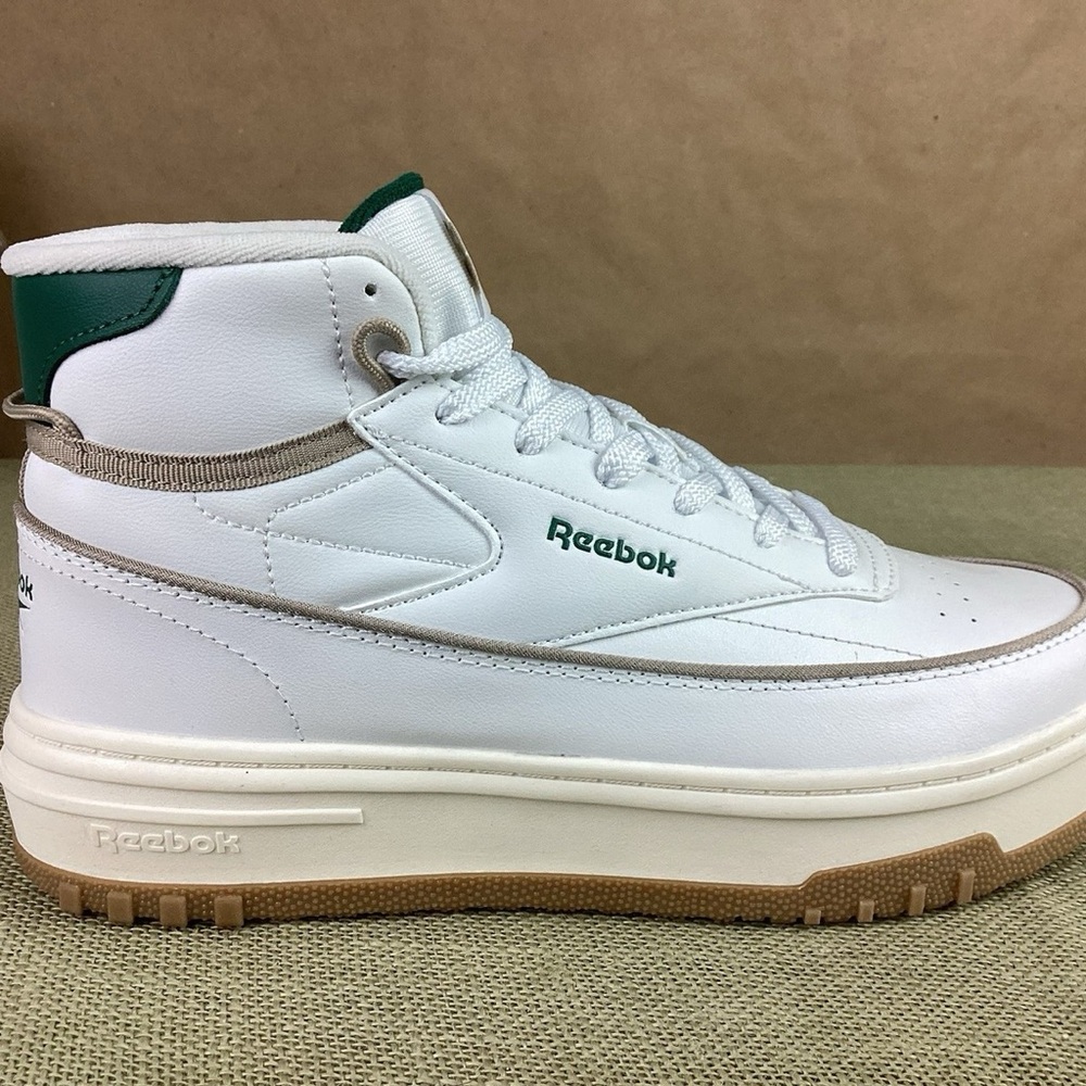 Reebok Mid Sneakers Women 6.5 White Indoor Court‎ Classic Basketball Shoes NEW